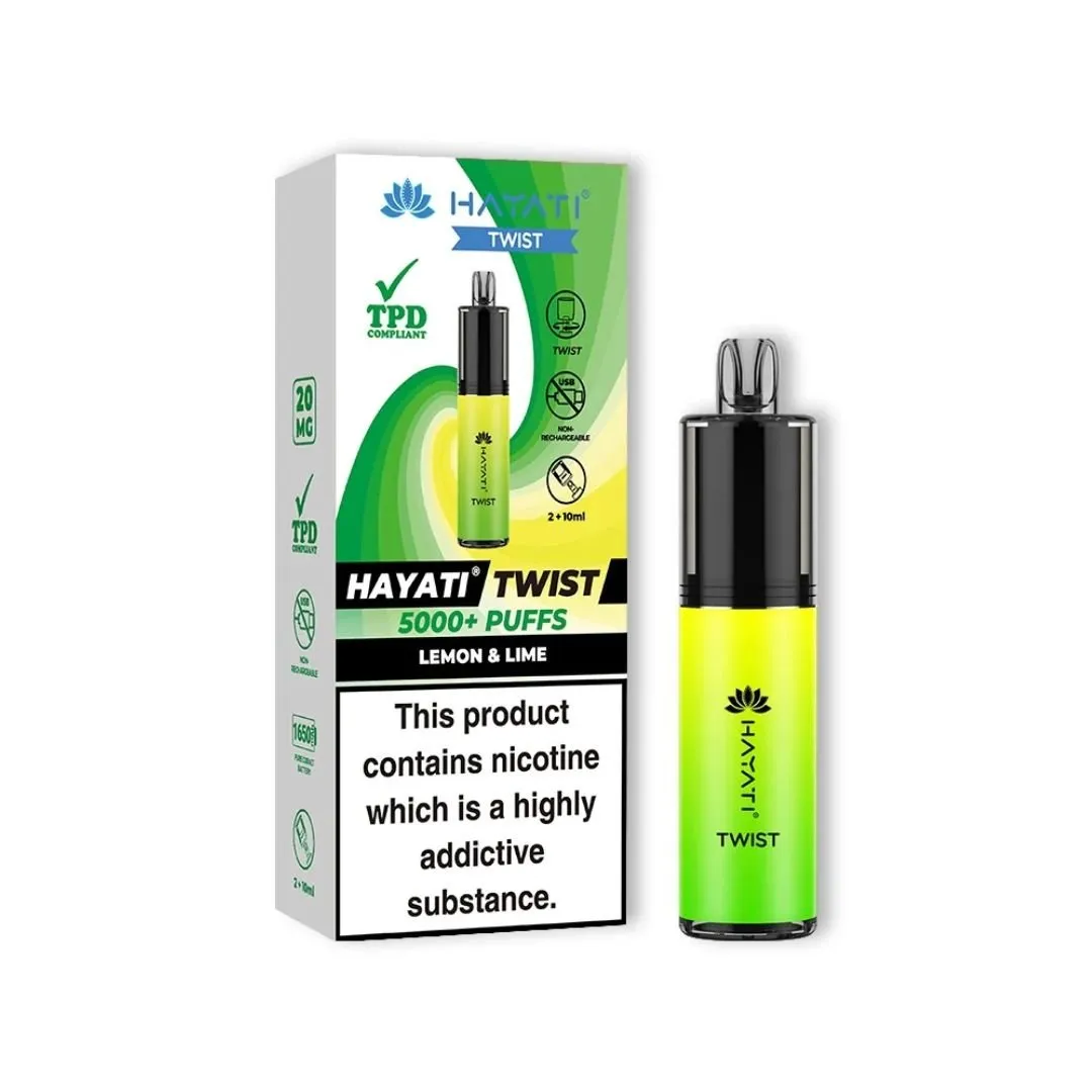 Buy Hayati Twist 5000 Prefilled Vape Kit | £5.30 - Vape Fair