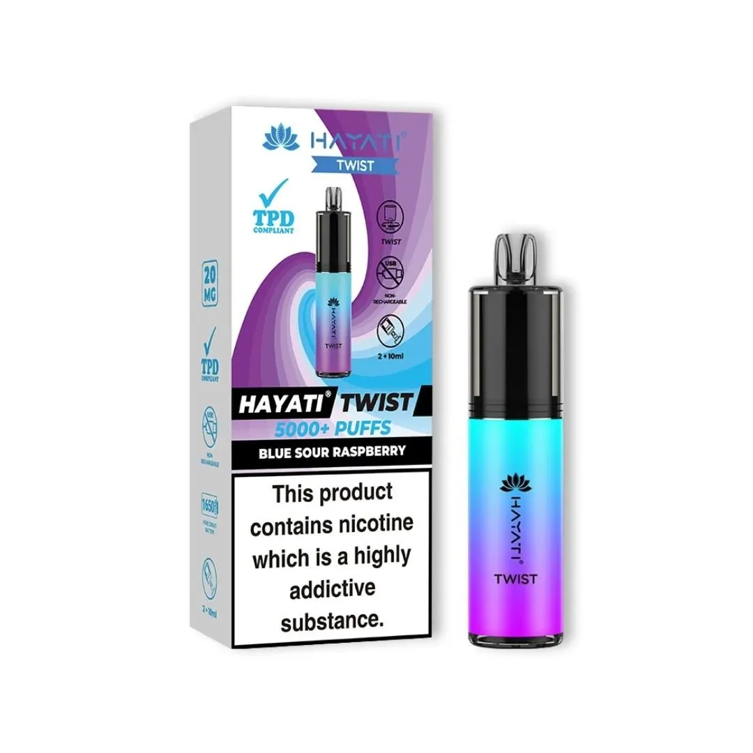 Buy Hayati Twist 5000 Prefilled Vape Kit | £5.30 - Vape Fair
