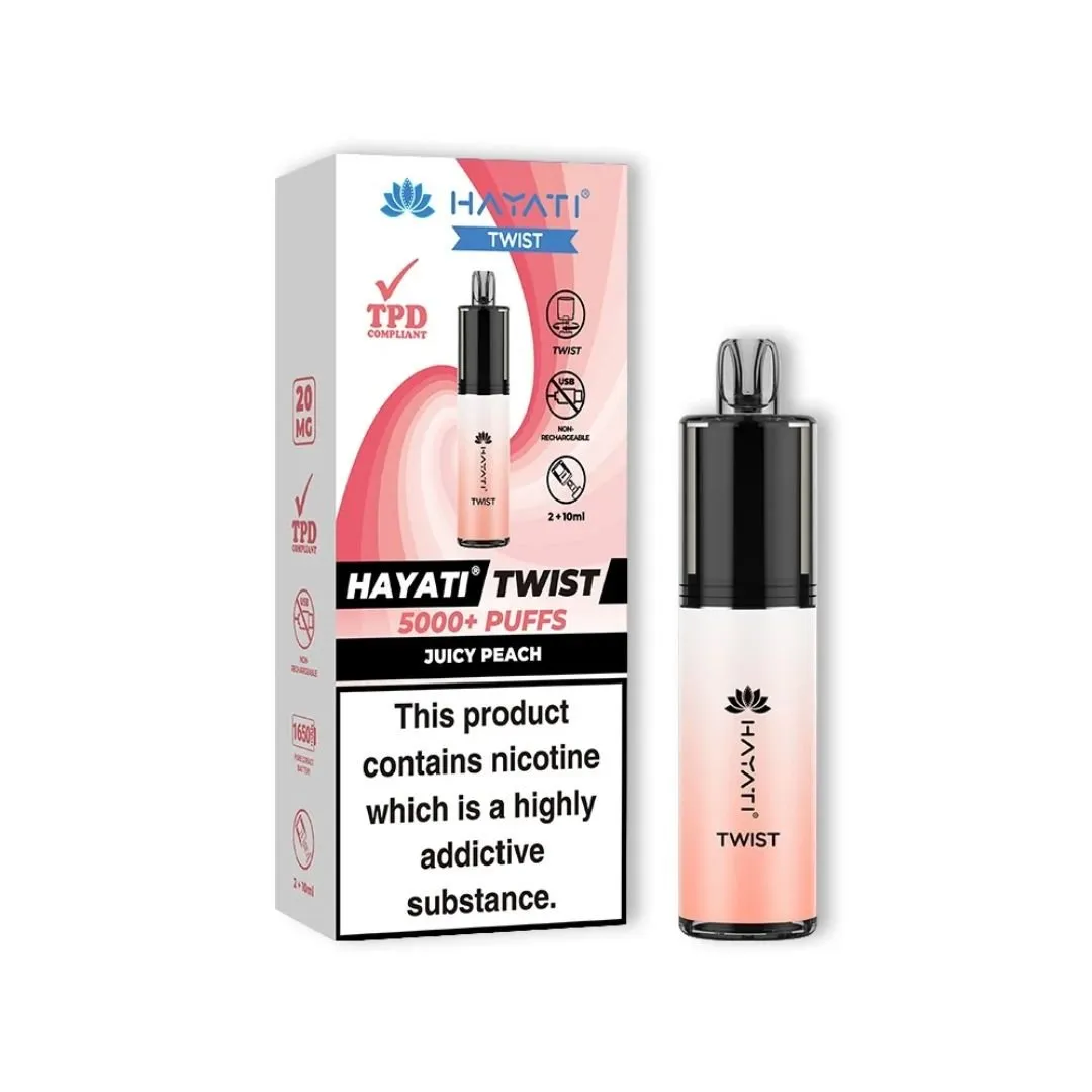 Buy Hayati Twist 5000 Prefilled Vape Kit | £5.30 - Vape Fair