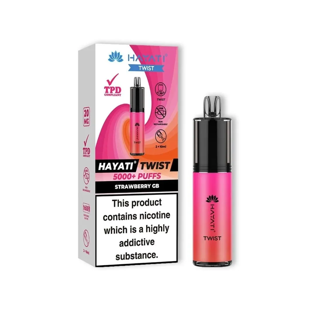 Buy Hayati Twist 5000 Prefilled Vape Kit | £5.30 - Vape Fair