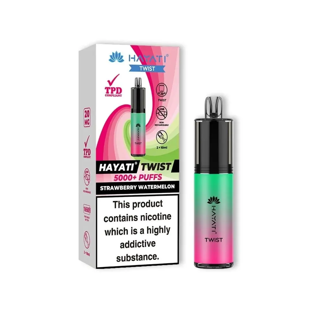 Buy Hayati Twist 5000 Prefilled Vape Kit | £5.30 - Vape Fair