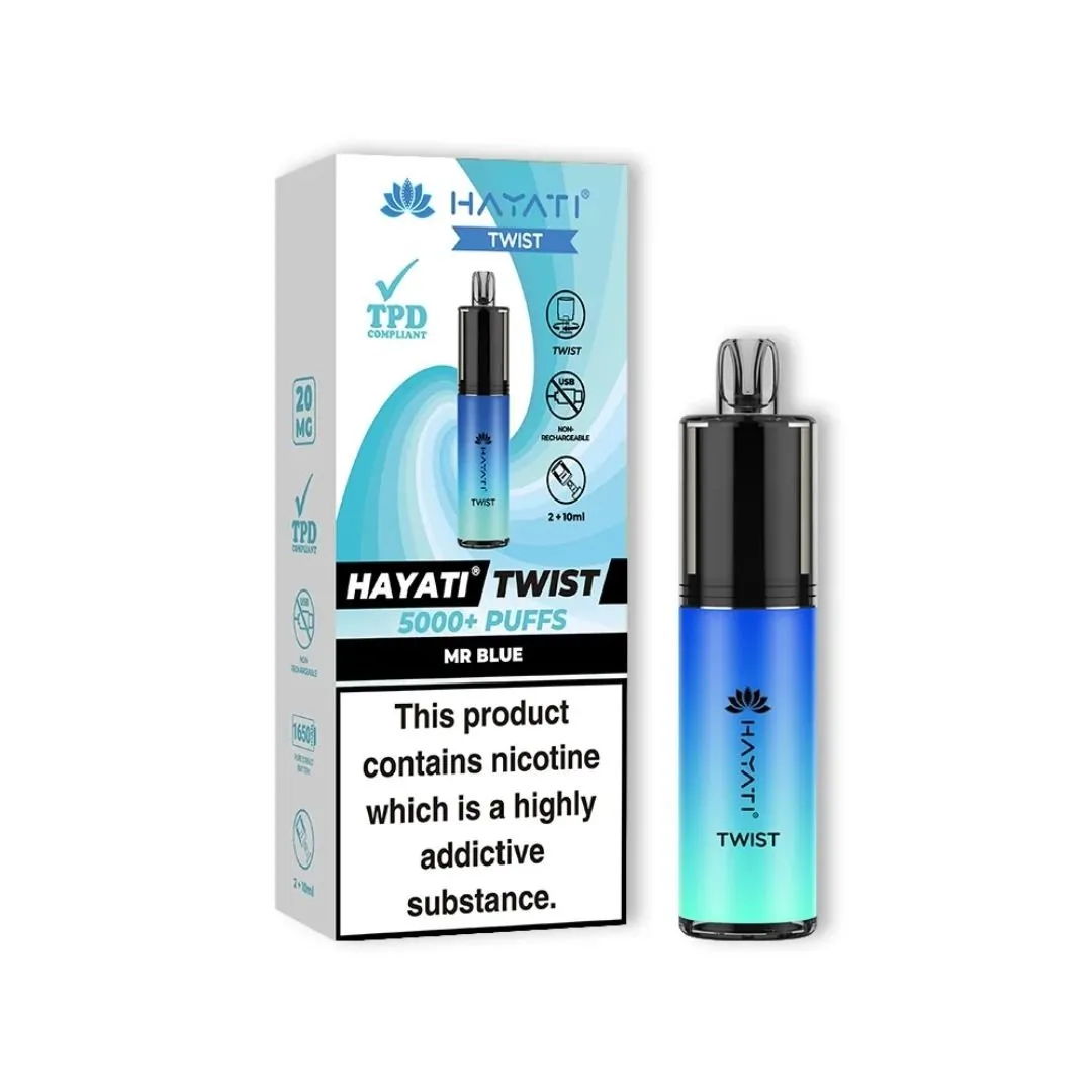 Buy Hayati Twist 5000 Prefilled Vape Kit | £5.30 - Vape Fair