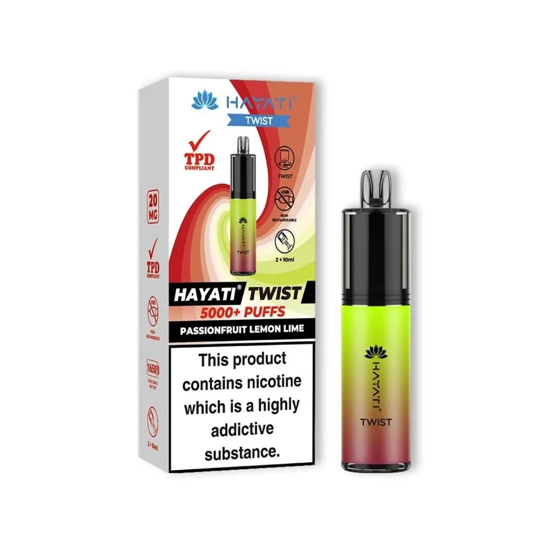 Buy Hayati Twist 5000 Prefilled Vape Kit | £5.30 - Vape Fair