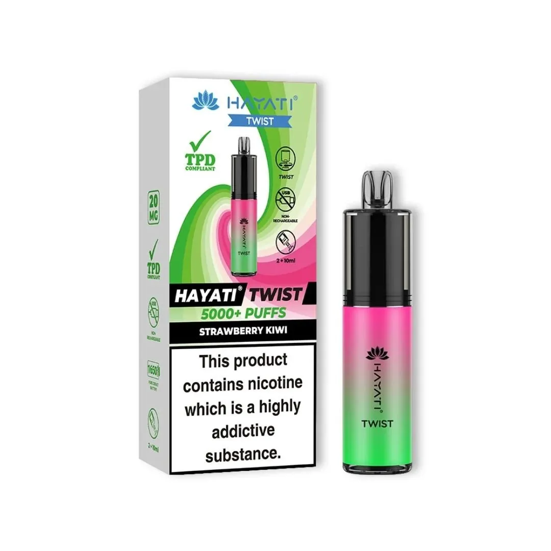 Buy Hayati Twist 5000 Prefilled Vape Kit | £5.30 - Vape Fair