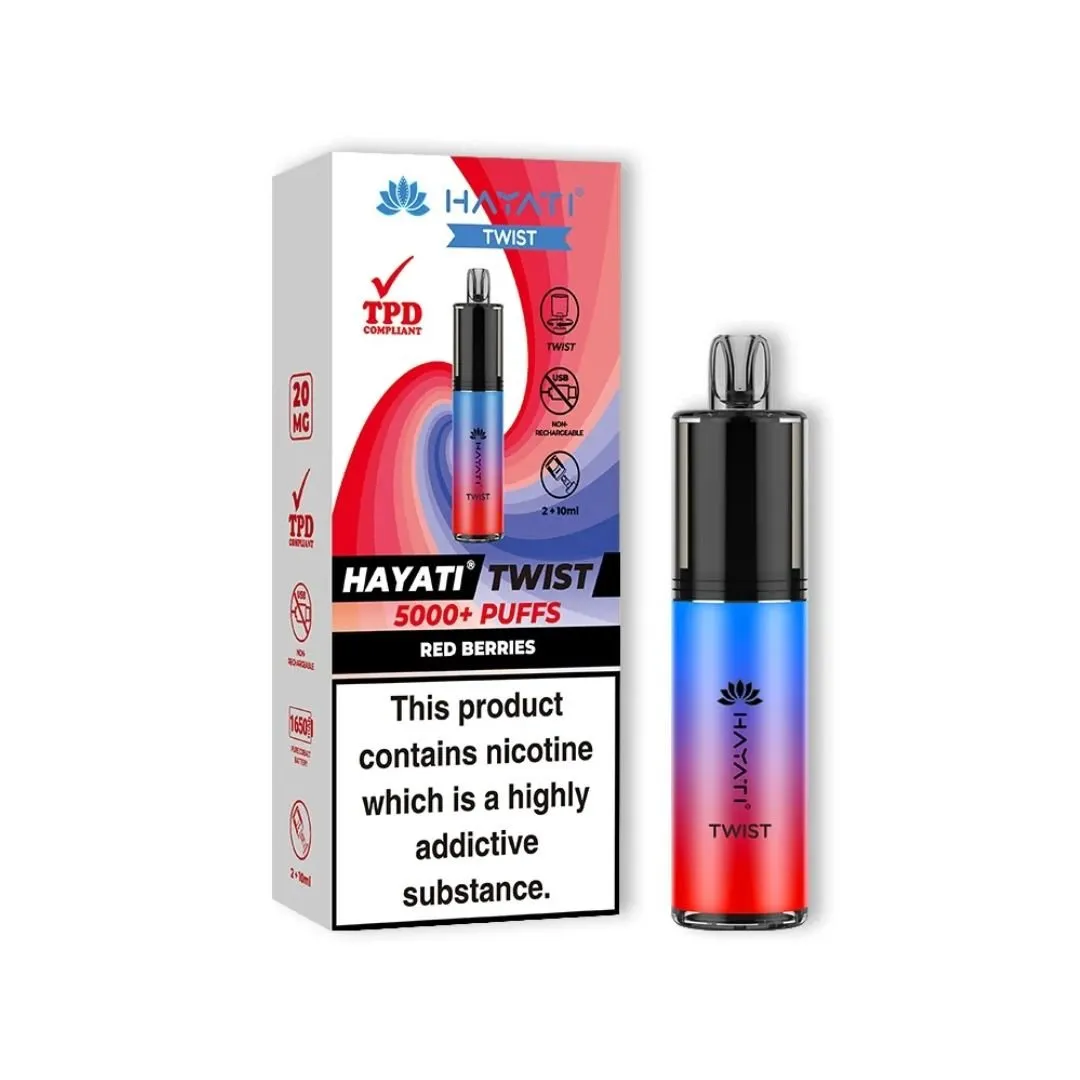 Buy Hayati Twist 5000 Prefilled Vape Kit | £5.30 - Vape Fair