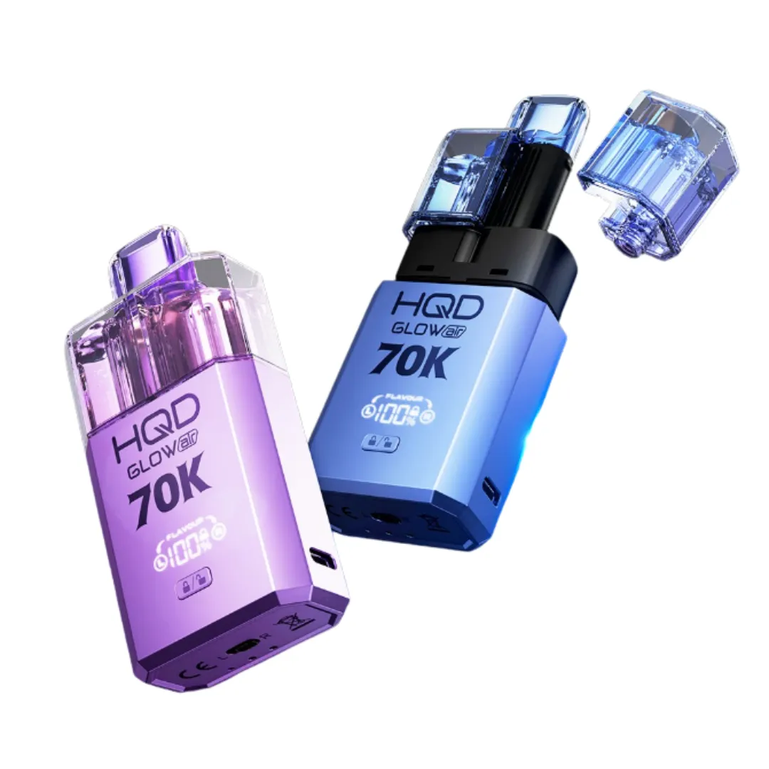 HQD Glow Air 70K Prefilled Vape Kit - Dual Flavour System