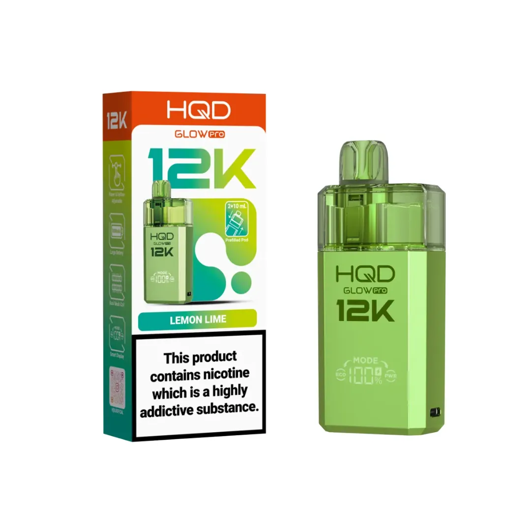 Buy HQD Glow Pro 12K Prefilled Pod Kit | £8.29 - Vape Fair