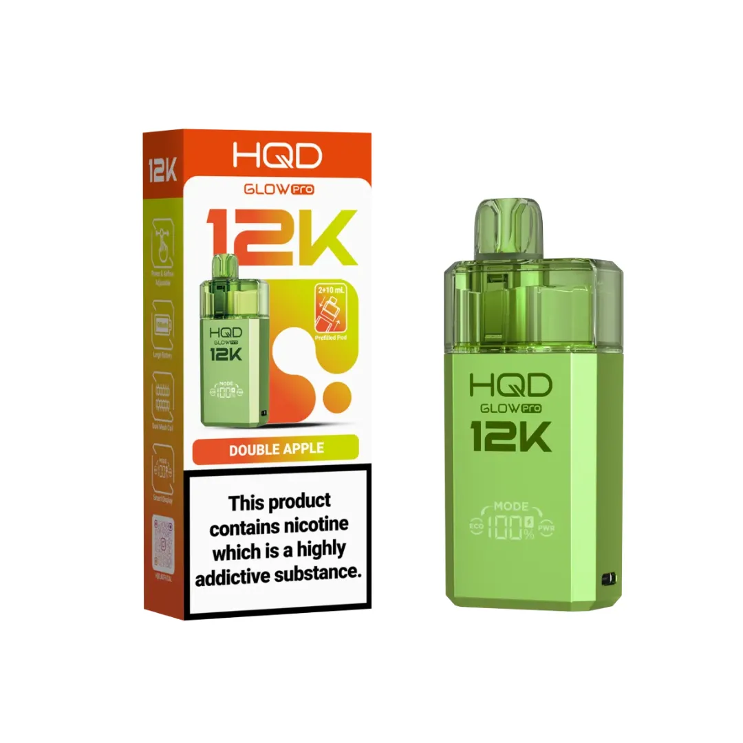 Buy HQD Glow Pro 12K Prefilled Pod Kit | £8.29 - Vape Fair