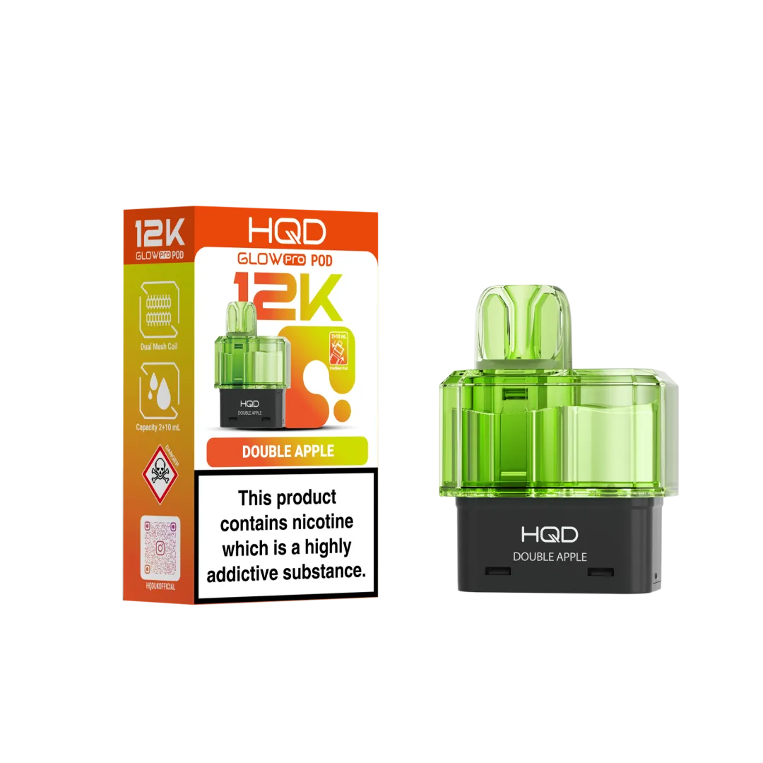 Buy HQD Glow Pro 12K Prefilled Pods | £6.29 - Vape Fair