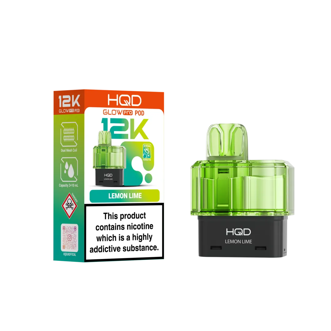 Buy HQD Glow Pro 12K Prefilled Pods | £6.29 - Vape Fair