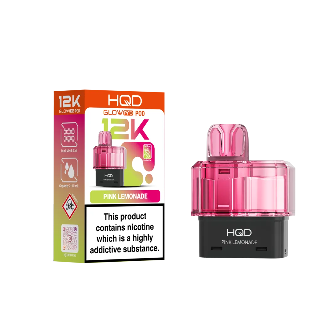 Buy HQD Glow Pro 12K Prefilled Pods | £6.29 - Vape Fair