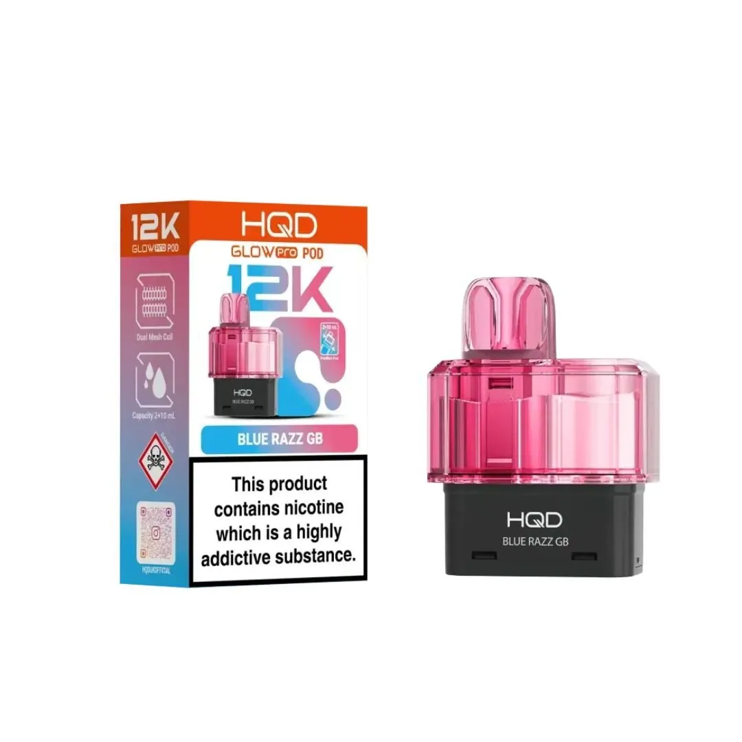 Buy HQD Glow Pro 12K Prefilled Pods | £6.29 - Vape Fair