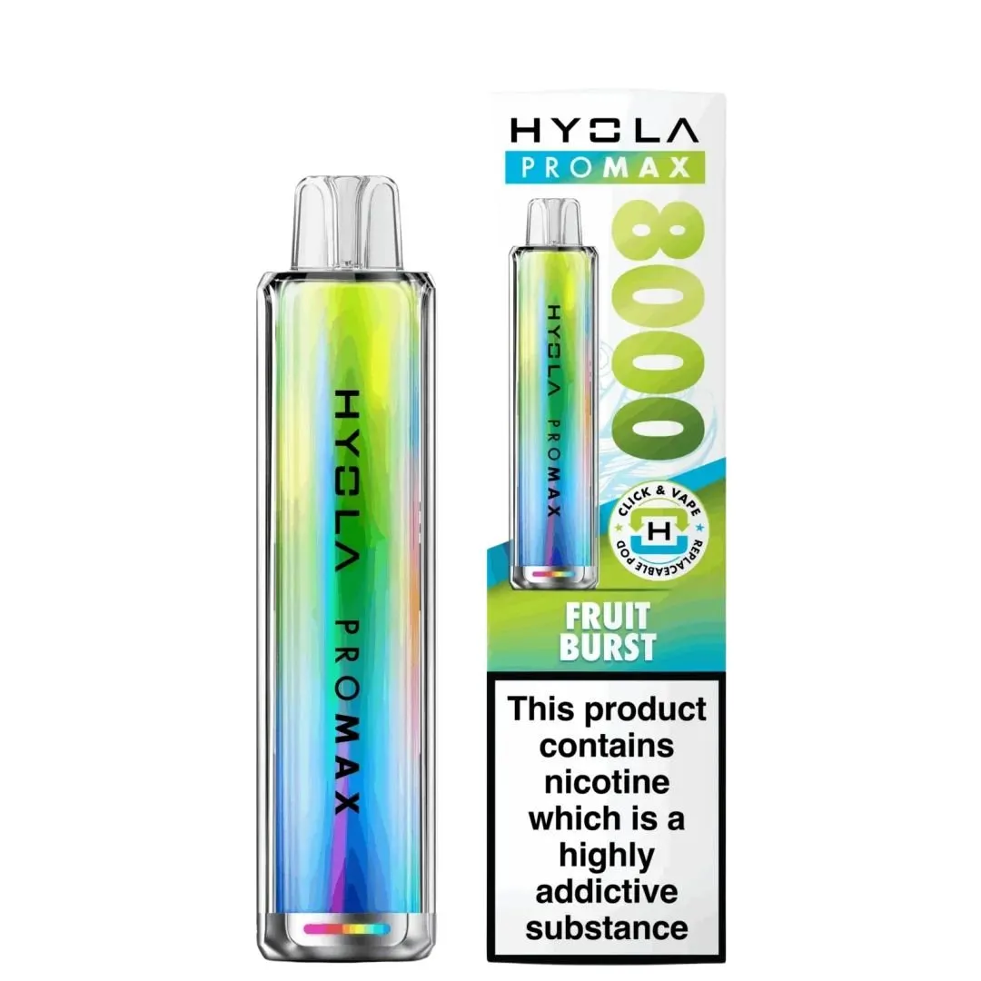 Buy Hyola Pro Max 8000 Puffs Vape Kit | £9.39 - Vape Fair
