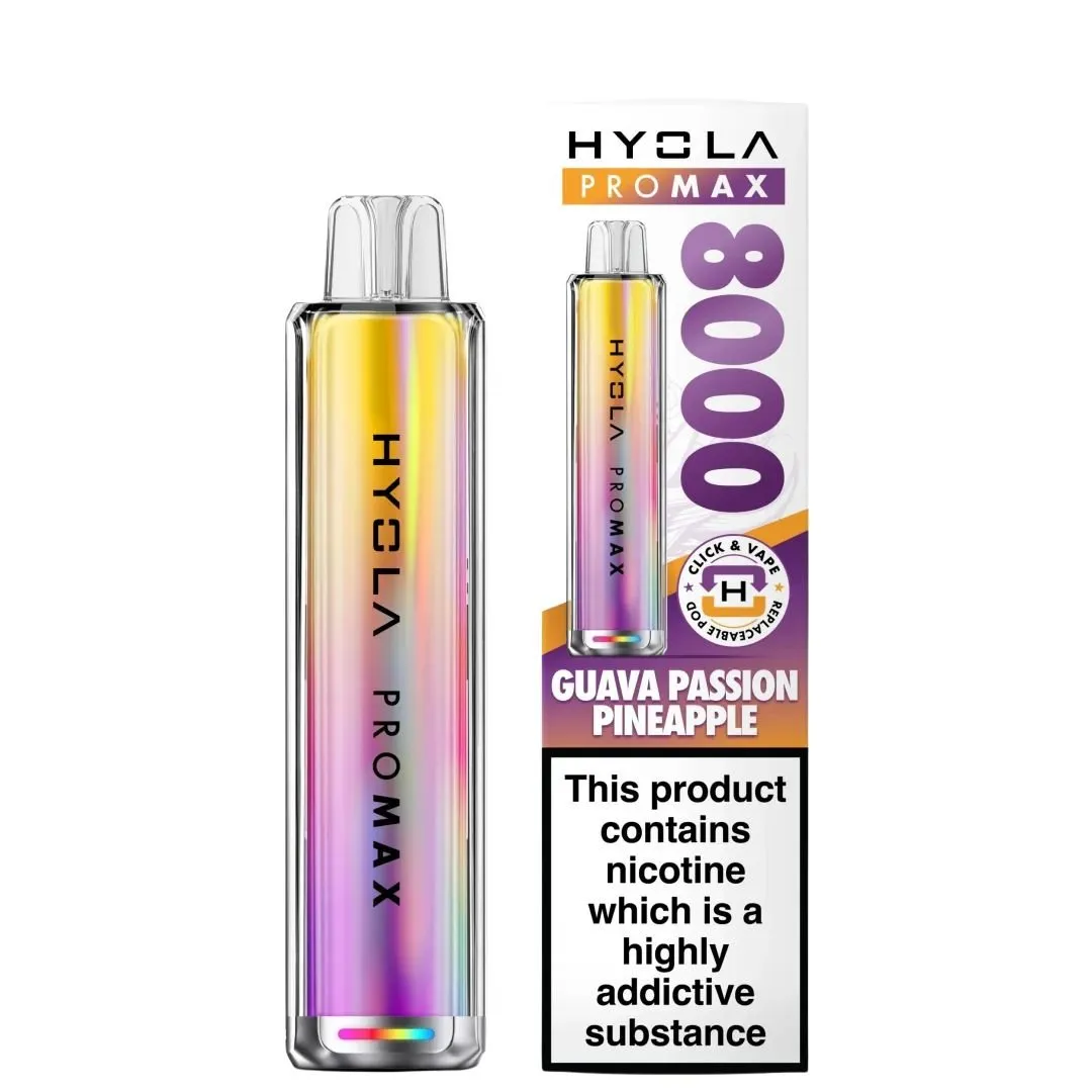 Buy Hyola Pro Max 8000 Puffs Vape Kit | £9.39 - Vape Fair