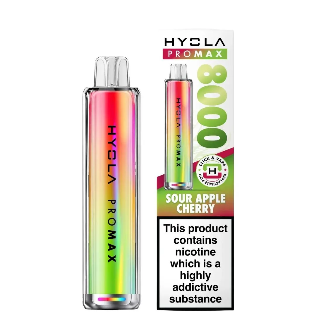 Buy Hyola Pro Max 8000 Puffs Vape Kit | £9.39 - Vape Fair