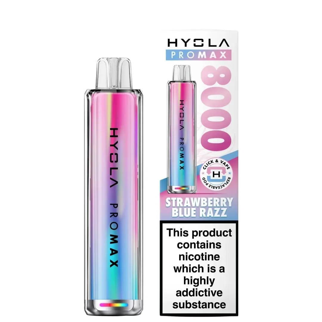Buy Hyola Pro Max 8000 Puffs Vape Kit | £9.39 - Vape Fair