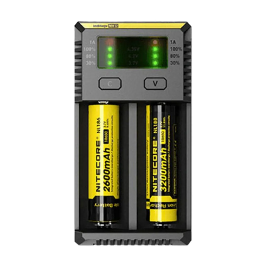 Buy Nitecore I2 Vape Battery Charger | £17.99 - Vape Fair