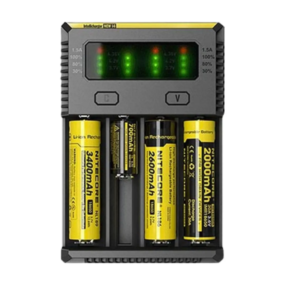 Nitecore I4 Intelligent Four-Bay Vape Battery Charger