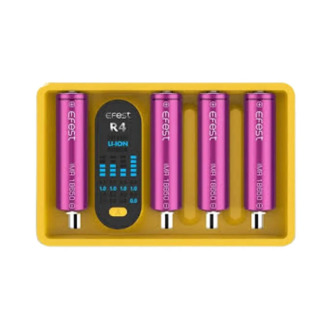Buy Efest IMATE R4 Battery Charger | £29.99 - Vape Fair