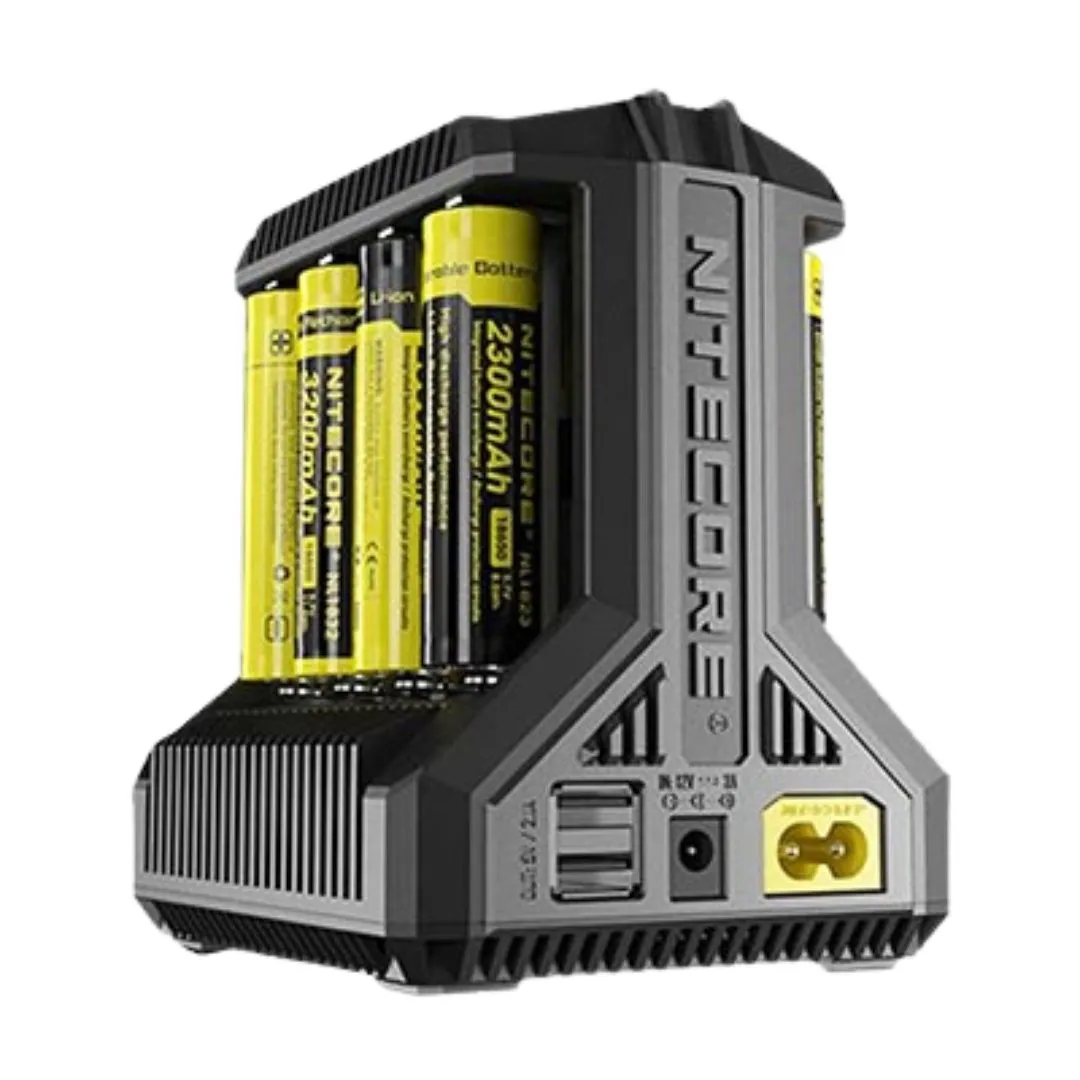 Nitecore Intellicharger I8: 8-Bay Universal Battery Charging Hub