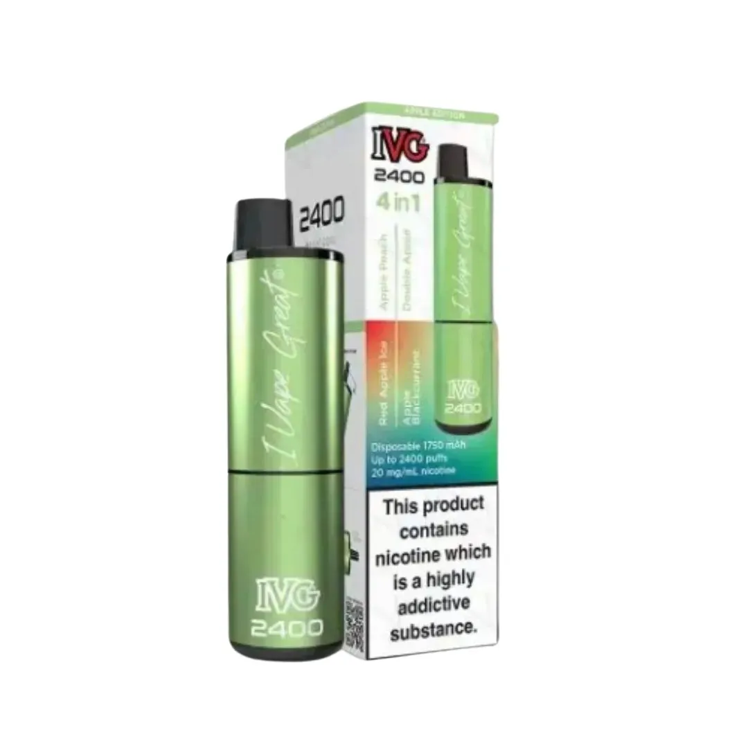 Buy IVG 2400 4-in-1 Prefilled Vape Kit | £10.79 - Vape Fair