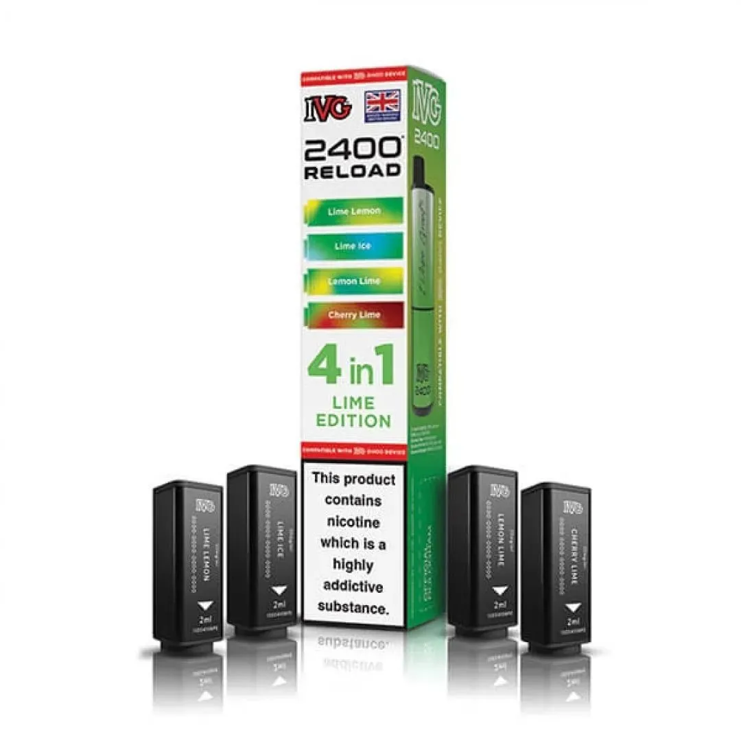 Buy IVG 2400 Reload 4-in-1 Pods | £7.49 - Vape Fair