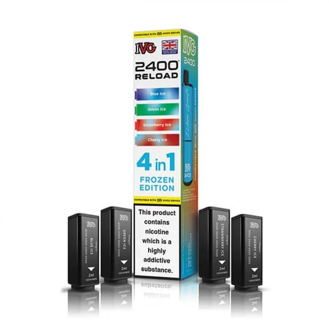 Buy IVG 2400 Reload 4-in-1 Pods | £7.49 - Vape Fair