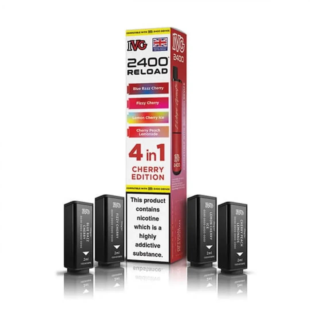 Buy IVG 2400 Reload 4-in-1 Pods | £7.49 - Vape Fair
