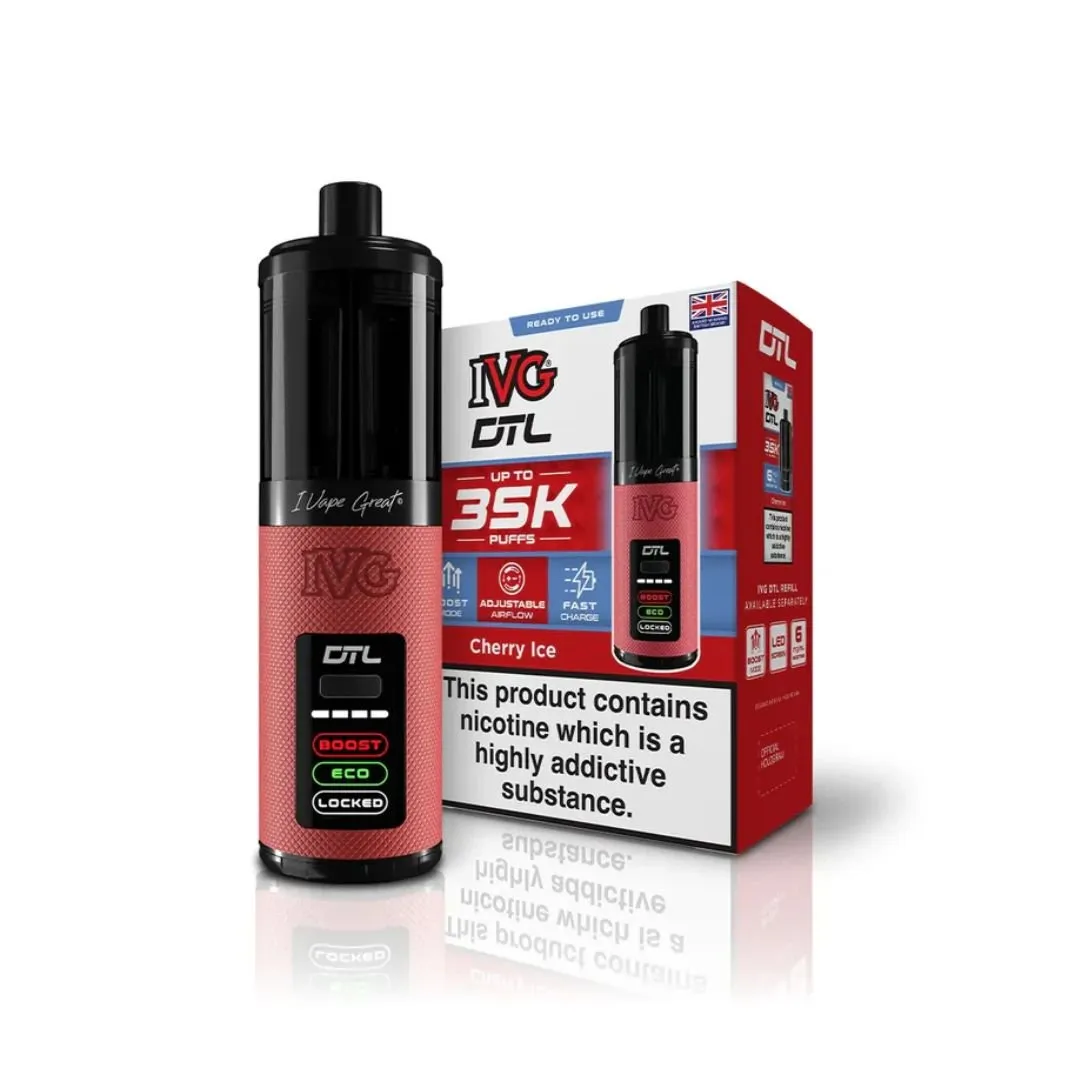 Buy IVG DTL 35K Puffs Prefilled Vape Kit | £8.99 Vape Fair