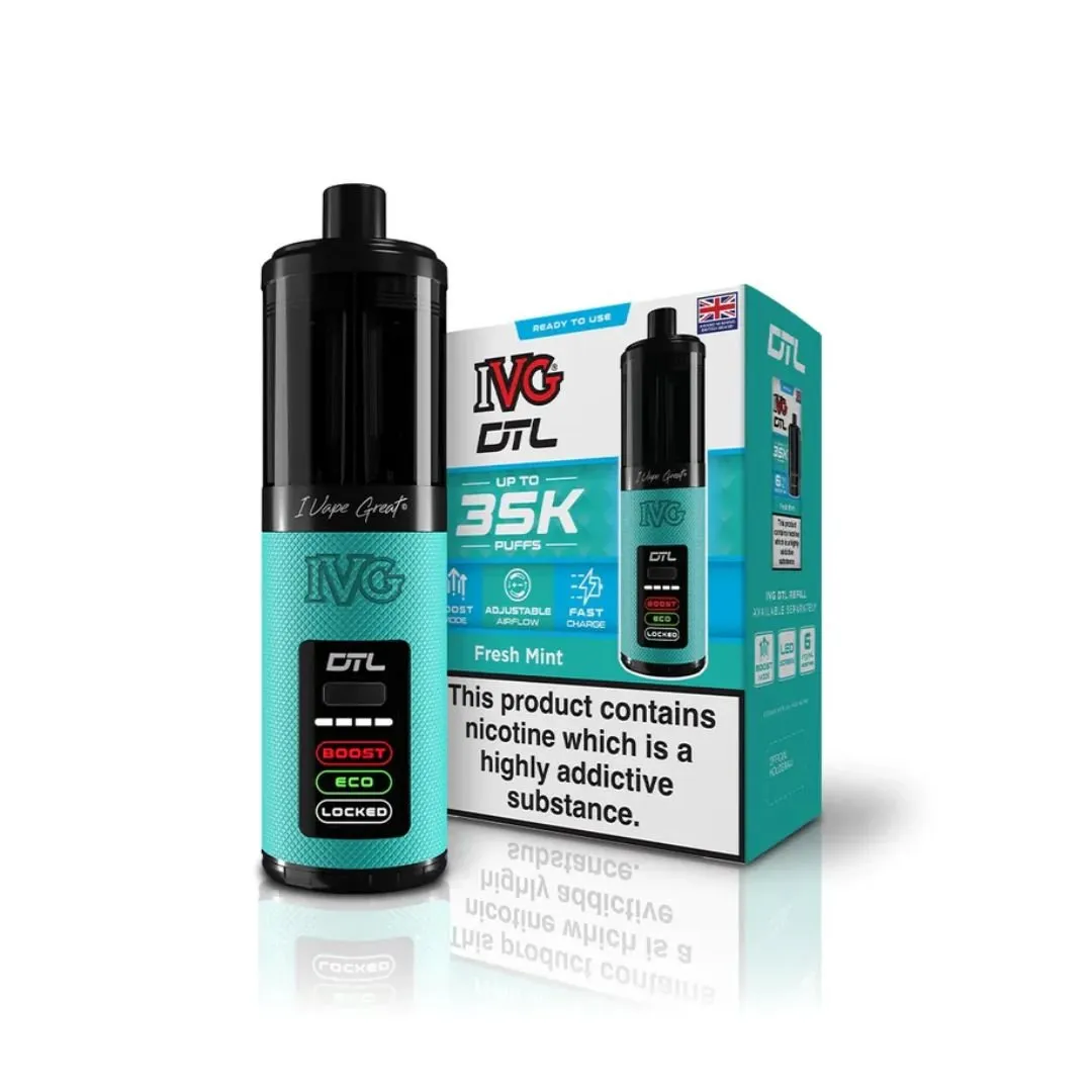 Buy IVG DTL 35K Puffs Prefilled Vape Kit | £8.99 Vape Fair
