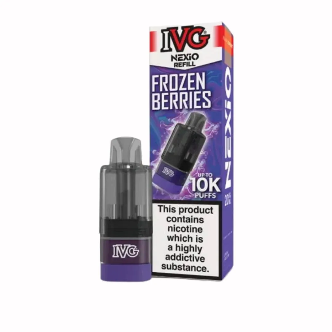 Buy IVG Nexio 10K Prefilled Vape Pods | £4.49 - Vape Fair