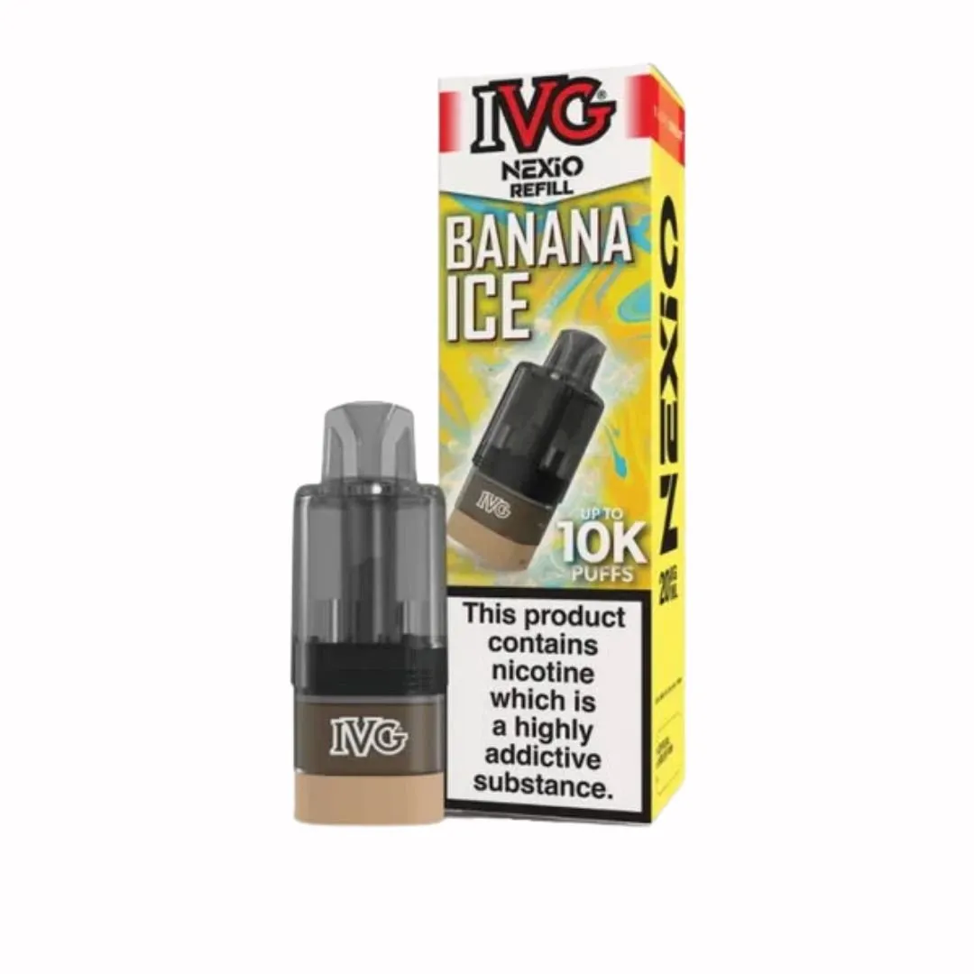 IVG Nexio 10K Prefilled Vape Pods - 10ml Nic Salt Replacement