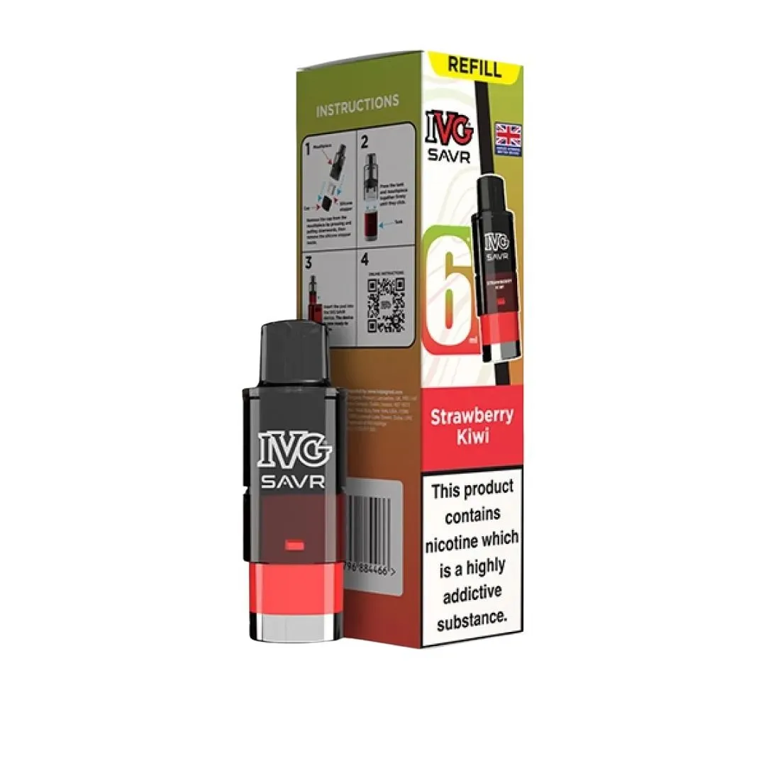 Buy IVG SAVR Prefilled Pods | £3.89 - Vape Fair