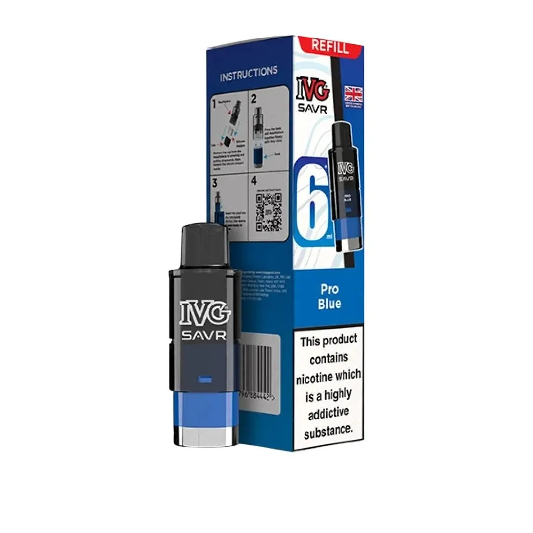 Buy IVG SAVR Prefilled Pods | £3.89 - Vape Fair
