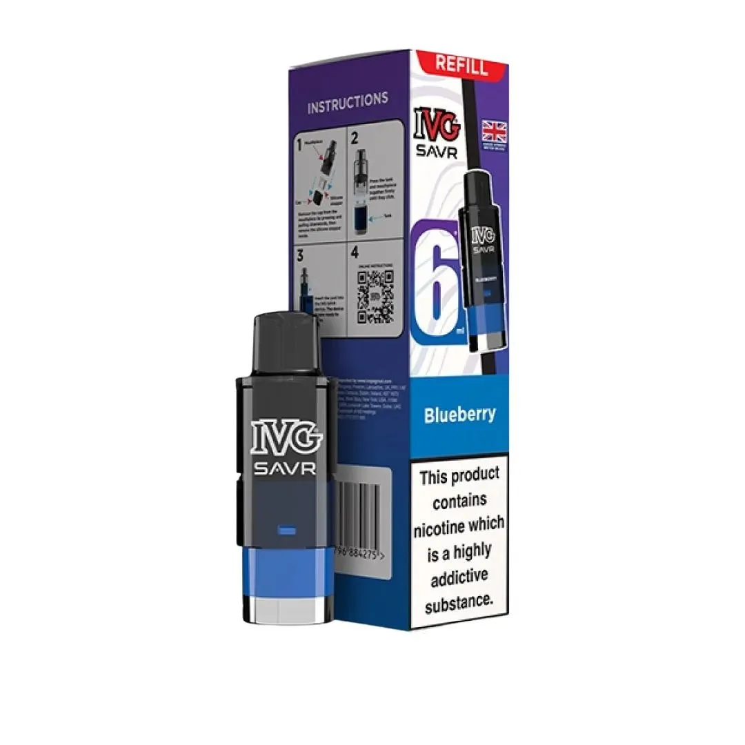 Buy IVG SAVR Prefilled Pods | £3.89 - Vape Fair