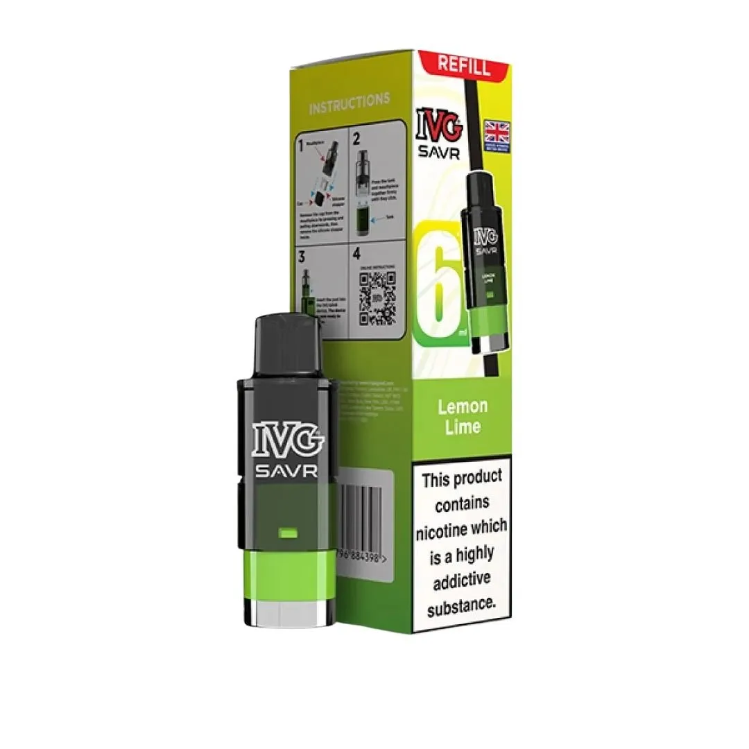 Buy IVG SAVR Prefilled Pods | £3.89 - Vape Fair