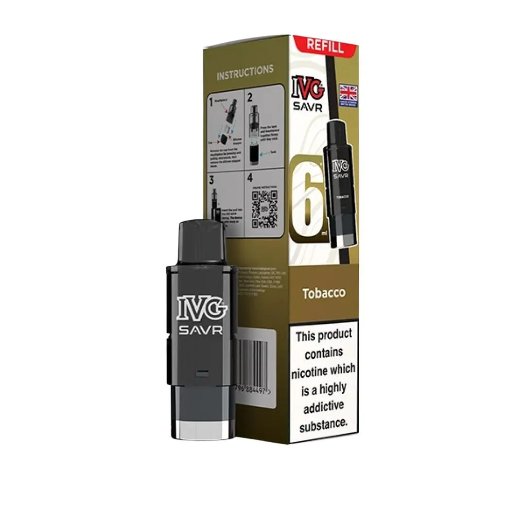 Buy IVG SAVR Prefilled Pods | £3.89 - Vape Fair