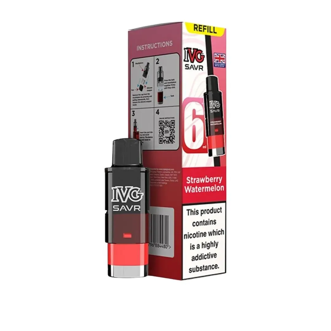 Buy IVG SAVR Prefilled Pods | £3.89 - Vape Fair