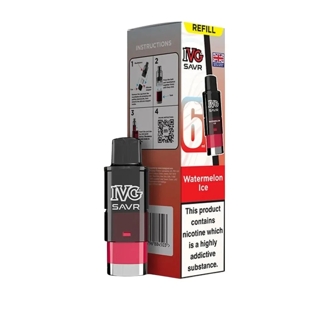Buy IVG SAVR Prefilled Pods | £3.89 - Vape Fair