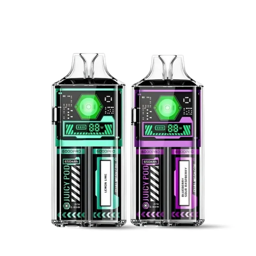 Juicy Pod 6000 Pro Prefilled Vape Kit - Rechargeable MTL Device