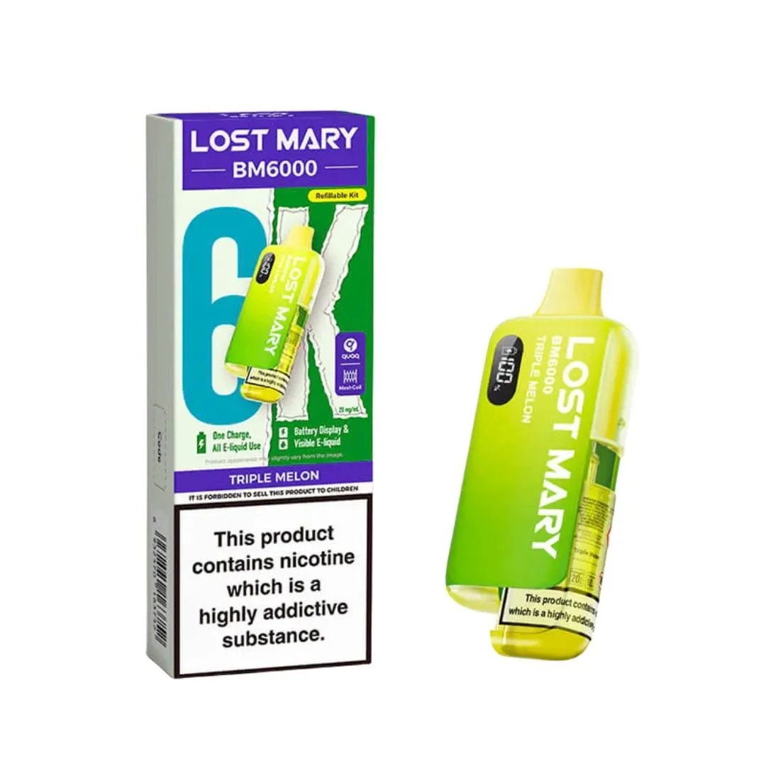 Buy Lost Mary BM6000 Prefilled Kit | £10.49 - Vape Fair