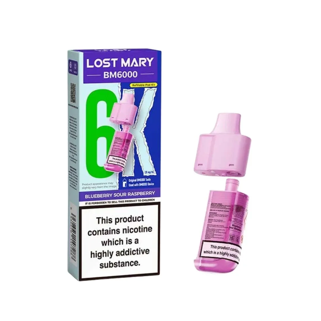 Buy Lost Mary BM6000 Prefilled Pods | £6.00 - Vape Fair