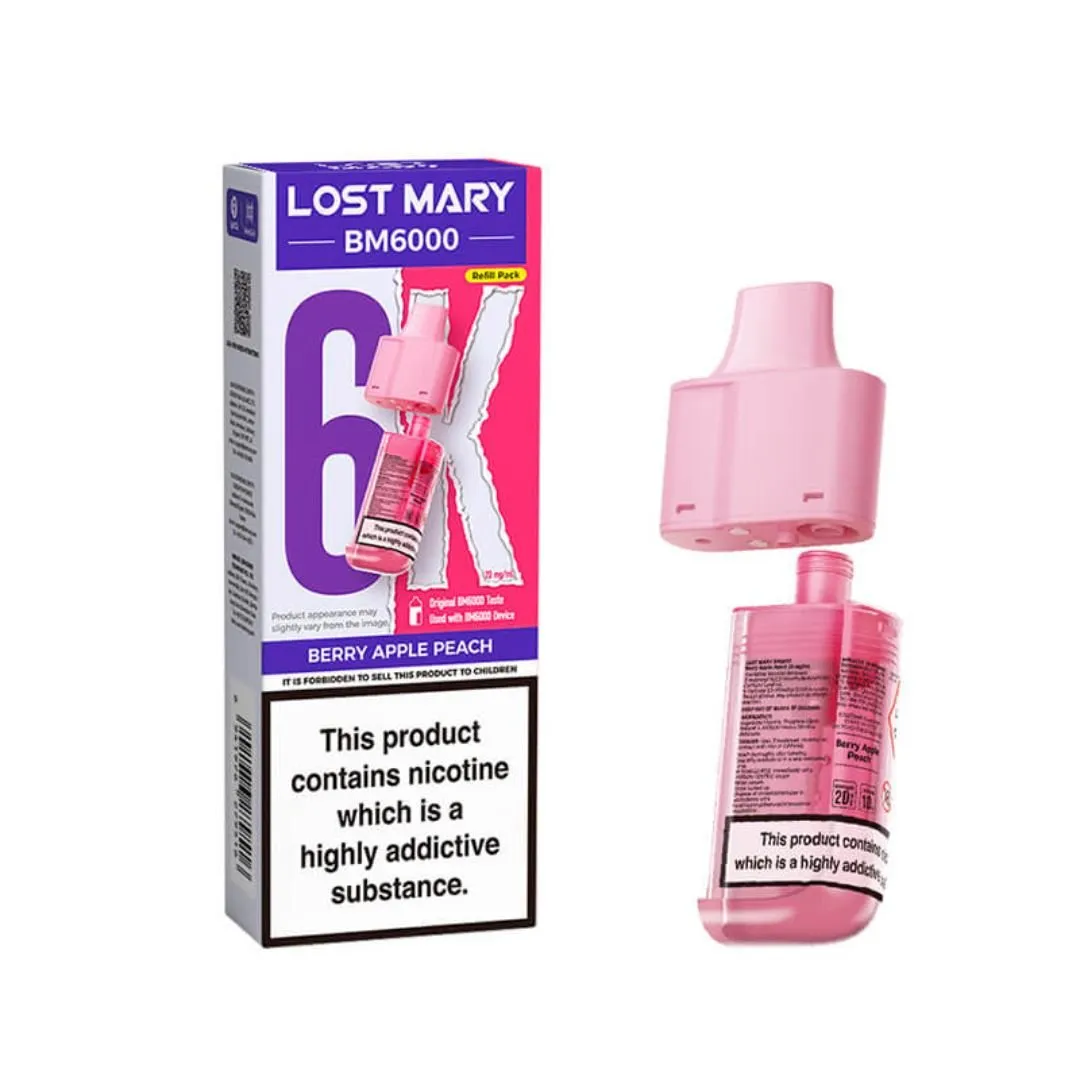 Buy Lost Mary BM6000 Prefilled Pods | £6.00 - Vape Fair