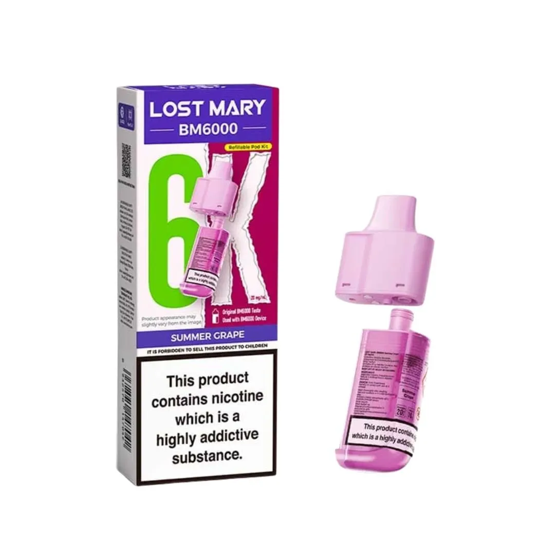 Buy Lost Mary BM6000 Prefilled Pods | £6.00 - Vape Fair