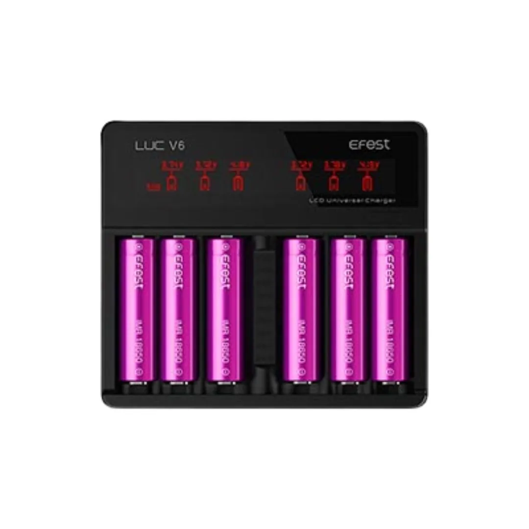 Efest LUC V6 6 Bay Battery Charger