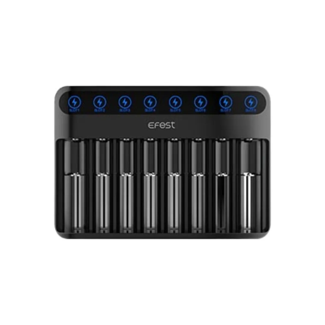 Efest LUSH Q8 Vape Battery Charger