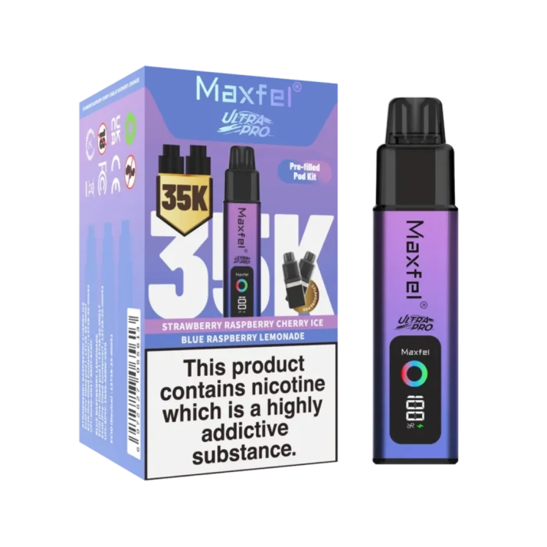 Buy Maxfel Ultra Pro 35000 Vape Kit | £9.99 - Vape Fair