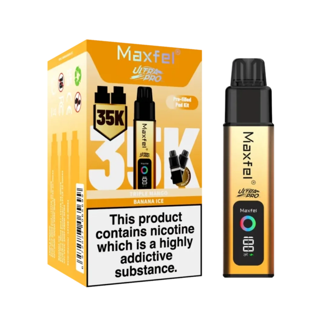 Buy Maxfel Ultra Pro 35000 Vape Kit | £9.99 - Vape Fair