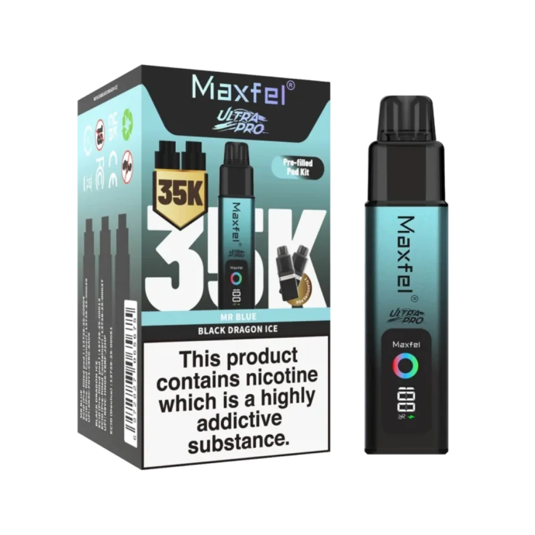 Buy Maxfel Ultra Pro 35000 Vape Kit | £9.99 - Vape Fair