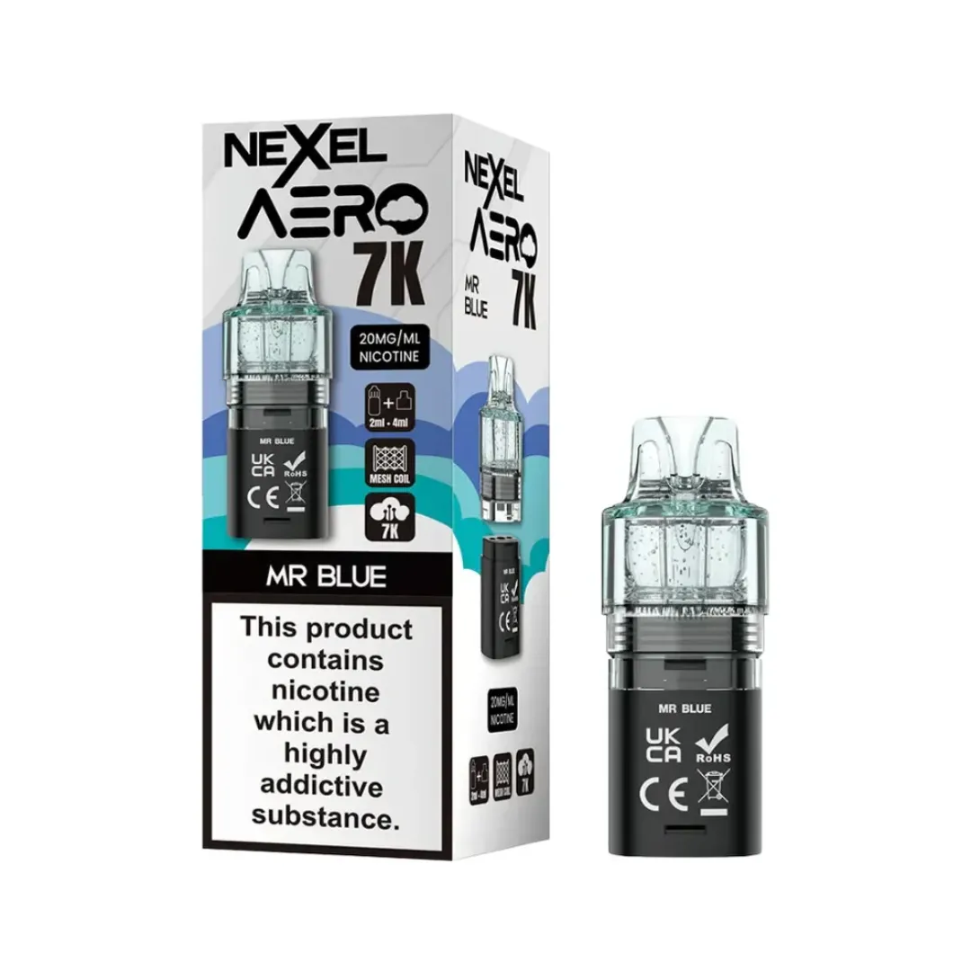 Buy Nexel Aero 7000 Prefilled Pods | £3.79 - Vape Fair